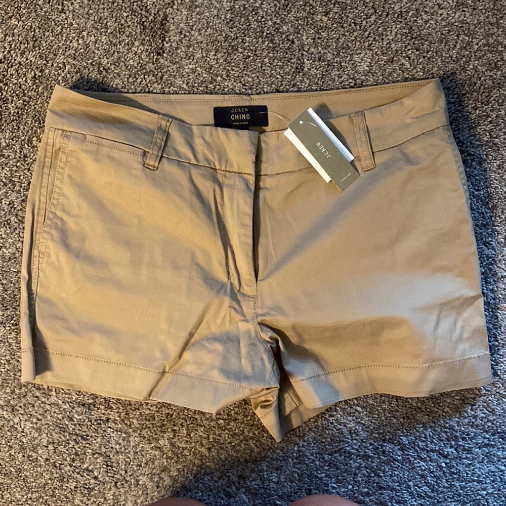 NWT JCrew chino shorts khaki